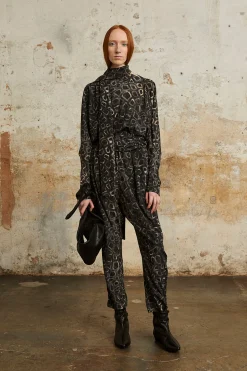 Irma, yasu print silk pants