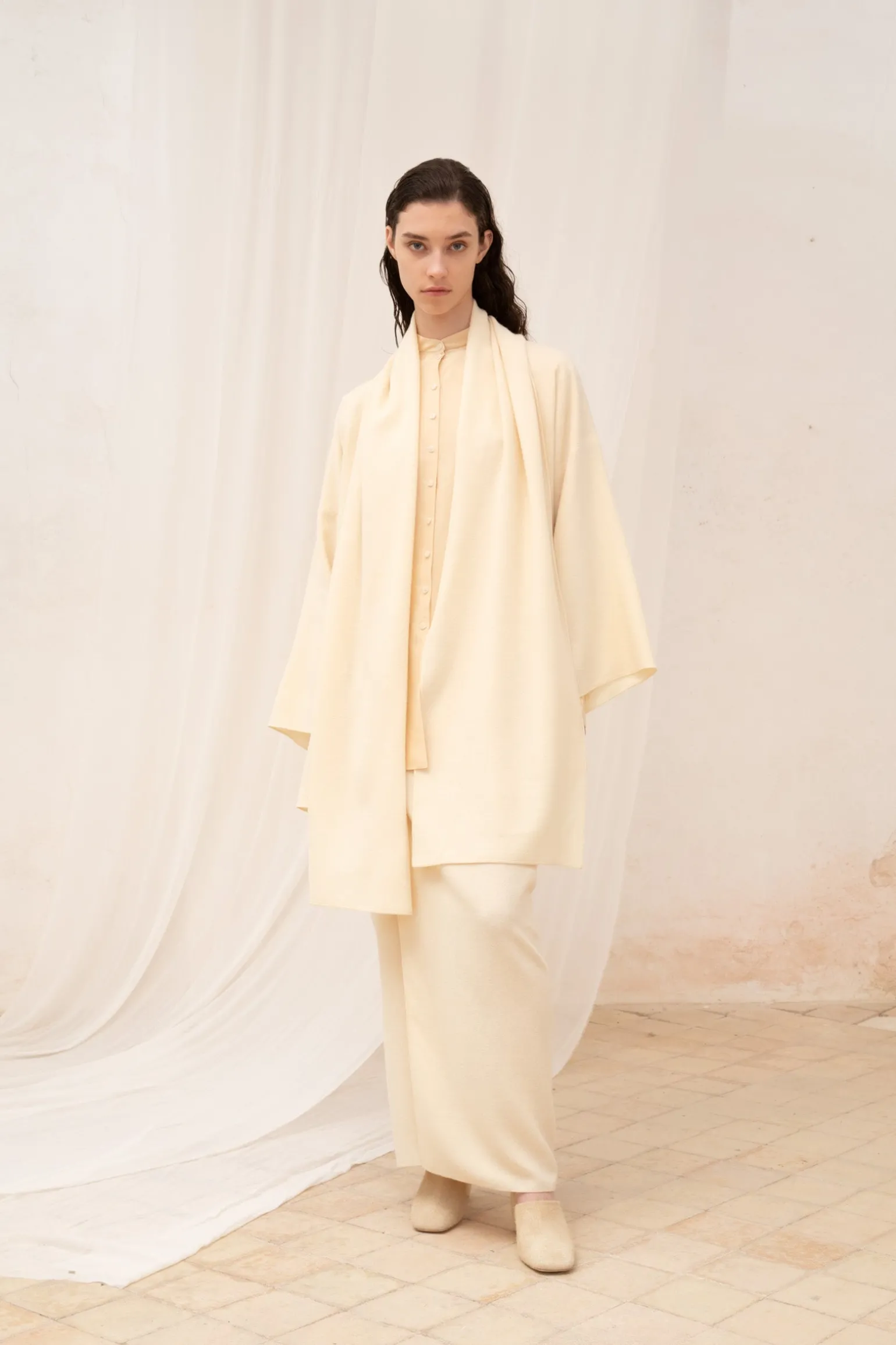 Jack, ivory yak wool jacket