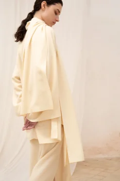 Jack, ivory yak wool jacket