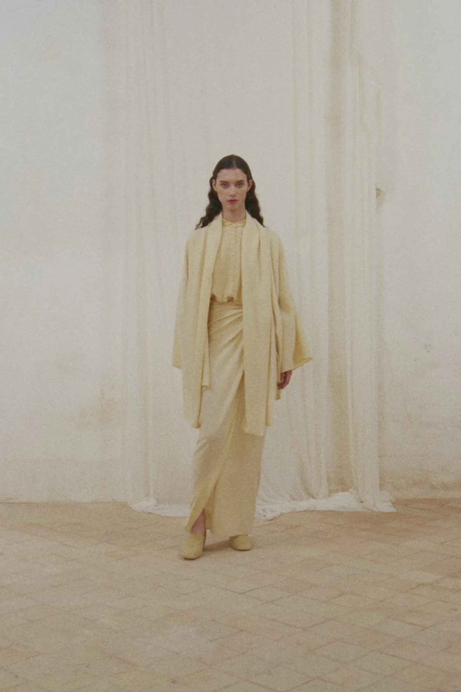 Jack, ivory yak wool jacket