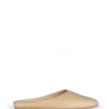 Jackie, beige leather mule