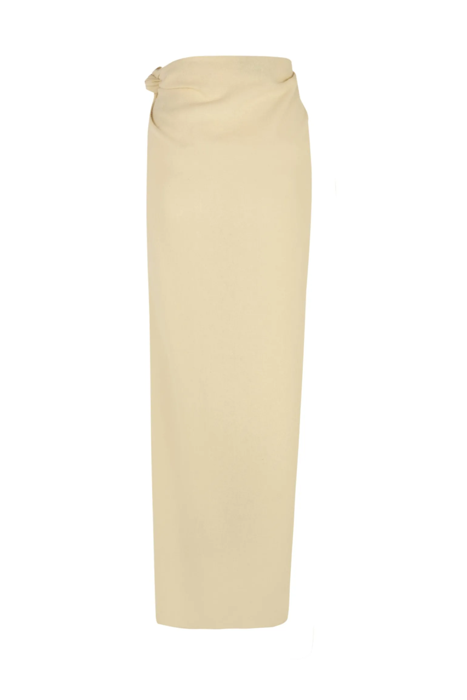 Jackie, ivory yak wool sarong skirt