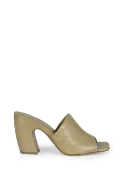 Janis, mules in green