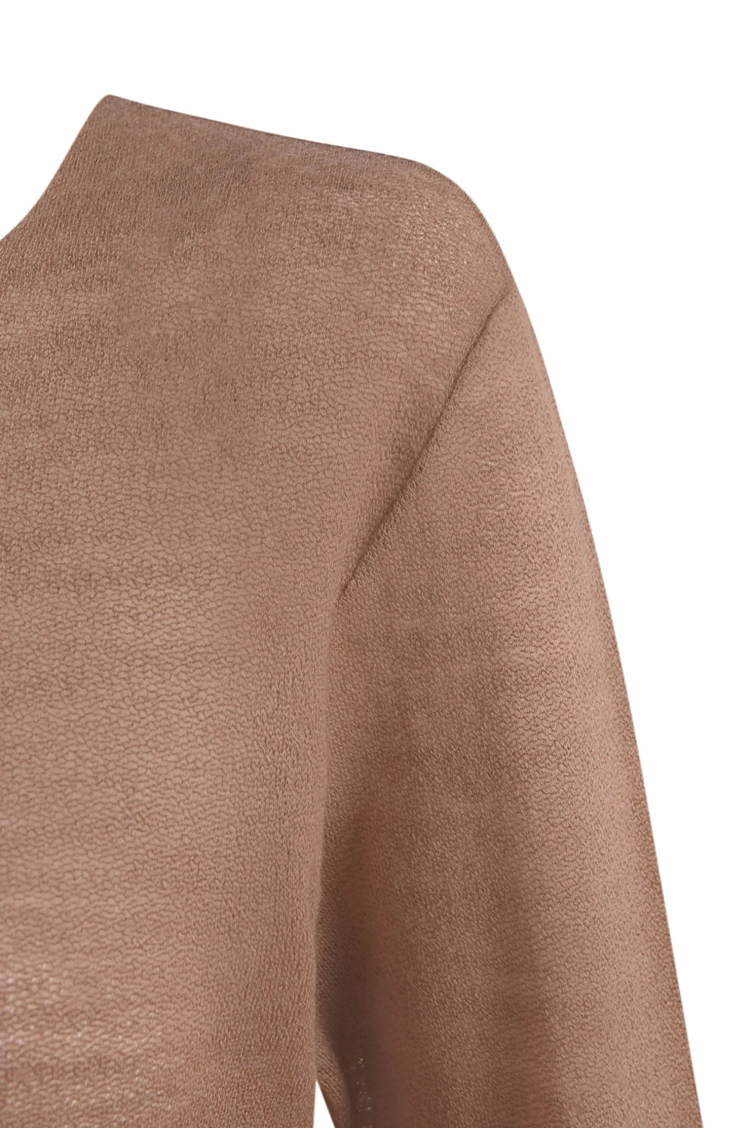 Jen, dune virgin wool top