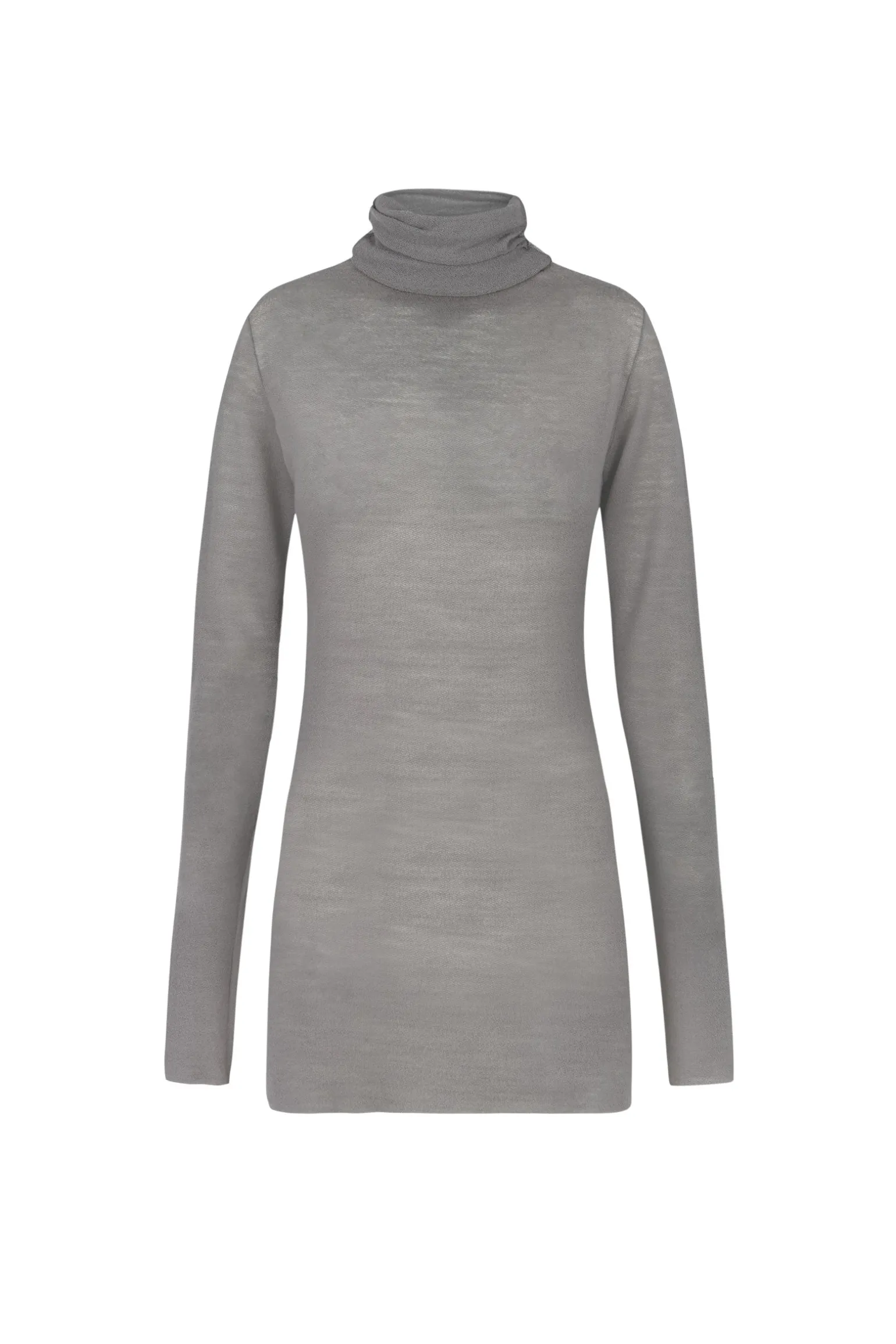 Jenna, gray virgin wool top
