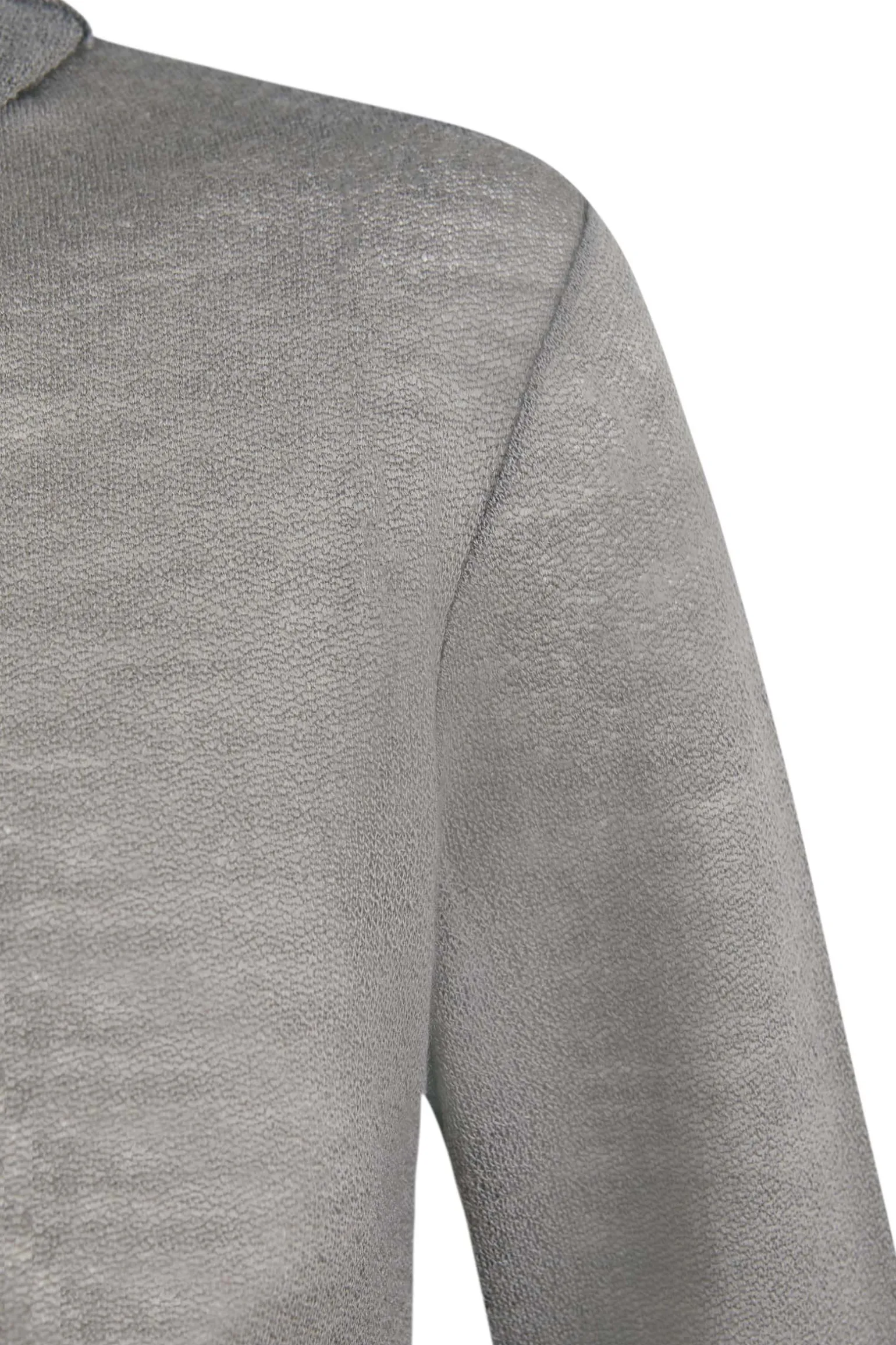 Jenna, gray virgin wool top