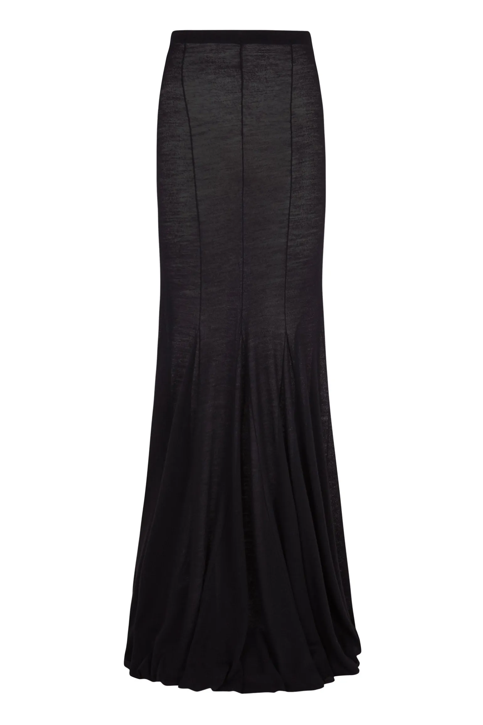 Jenna, skirt in black virgin wool