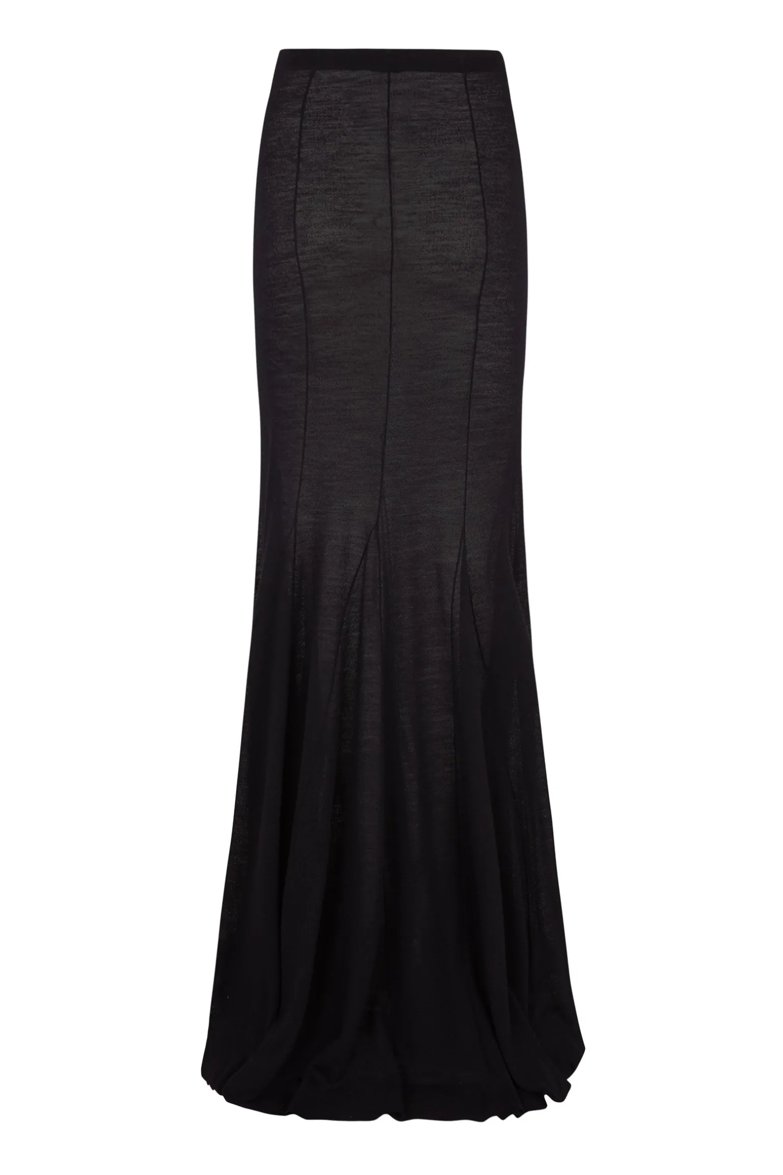 Jenna, skirt in black virgin wool