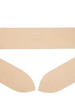 Jin 6, knotted belt in beige leather