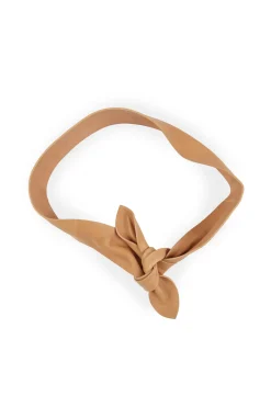 Jin 6, knotted belt in caramel leather