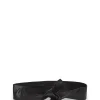 Jin, knotted belt in black leather