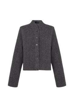 Jo, gray double-sided jacket