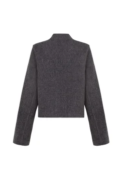 Jo, gray double-sided jacket