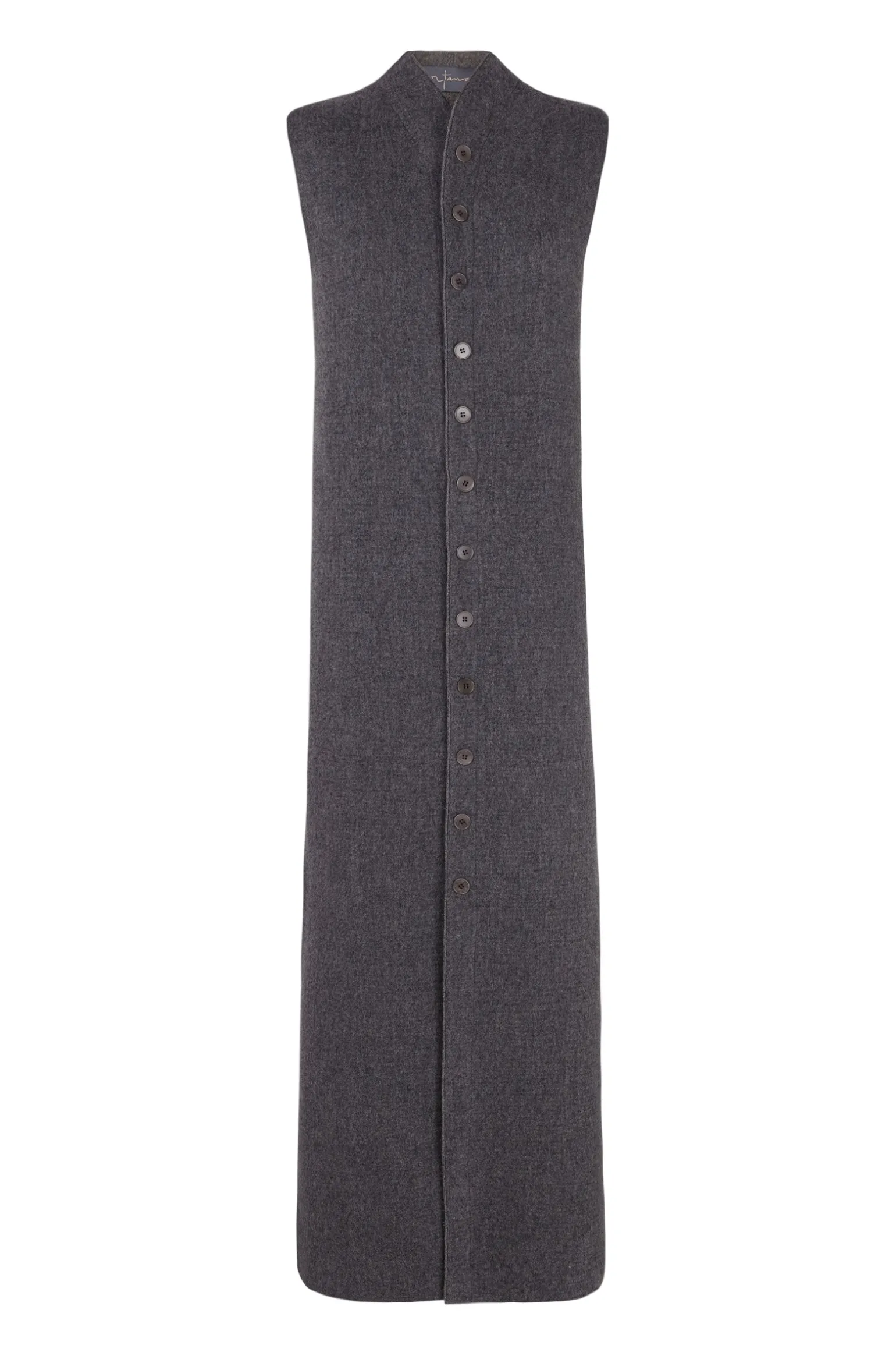 Jo, gray double-sided vest
