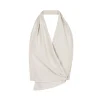Josephine, halter top in silver silk