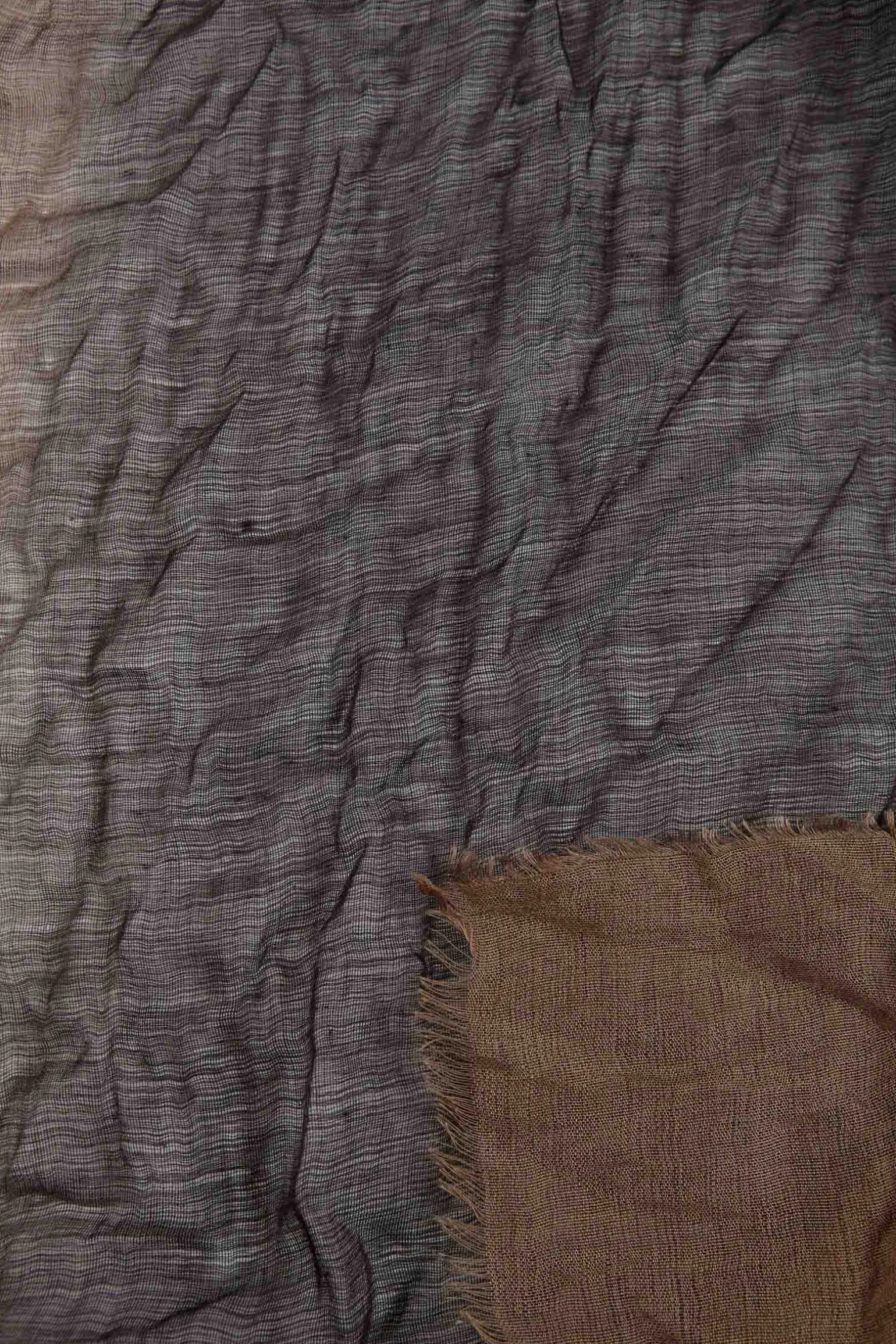 Jules, graphite tricolor scarf