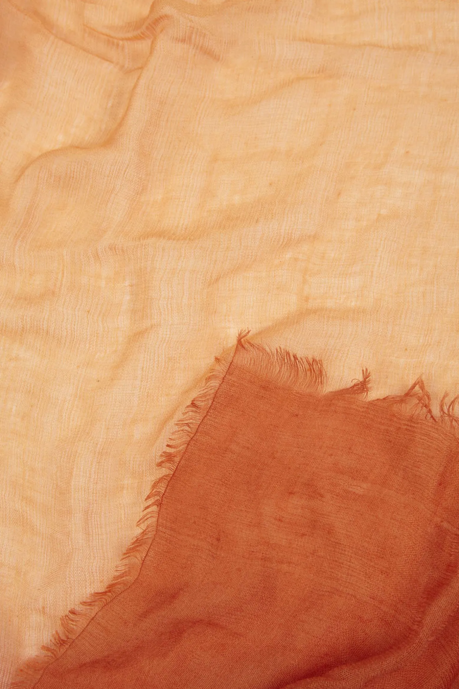 Jules, orange tricolor scarf