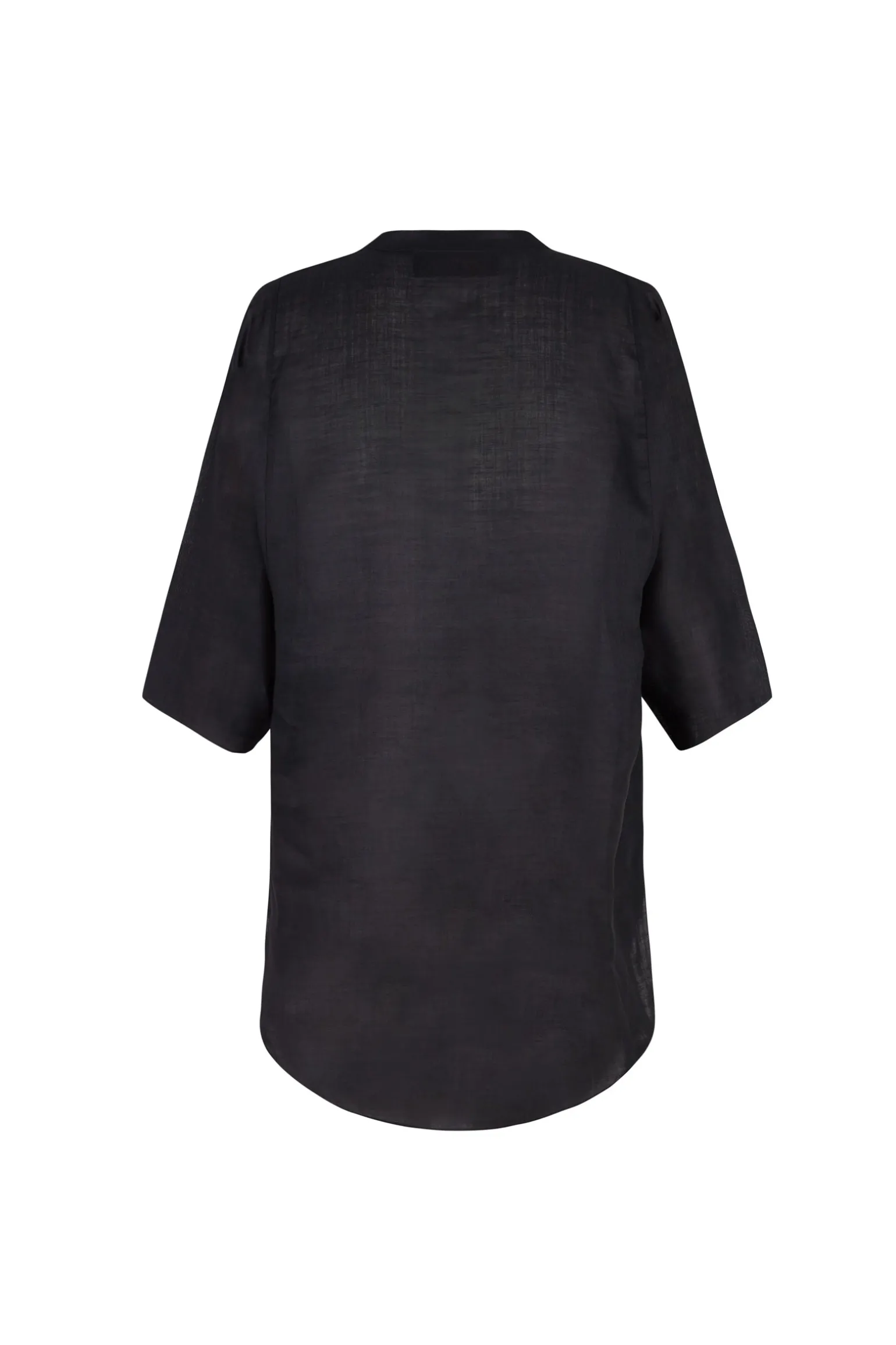 Jules, smoke gray ramie top