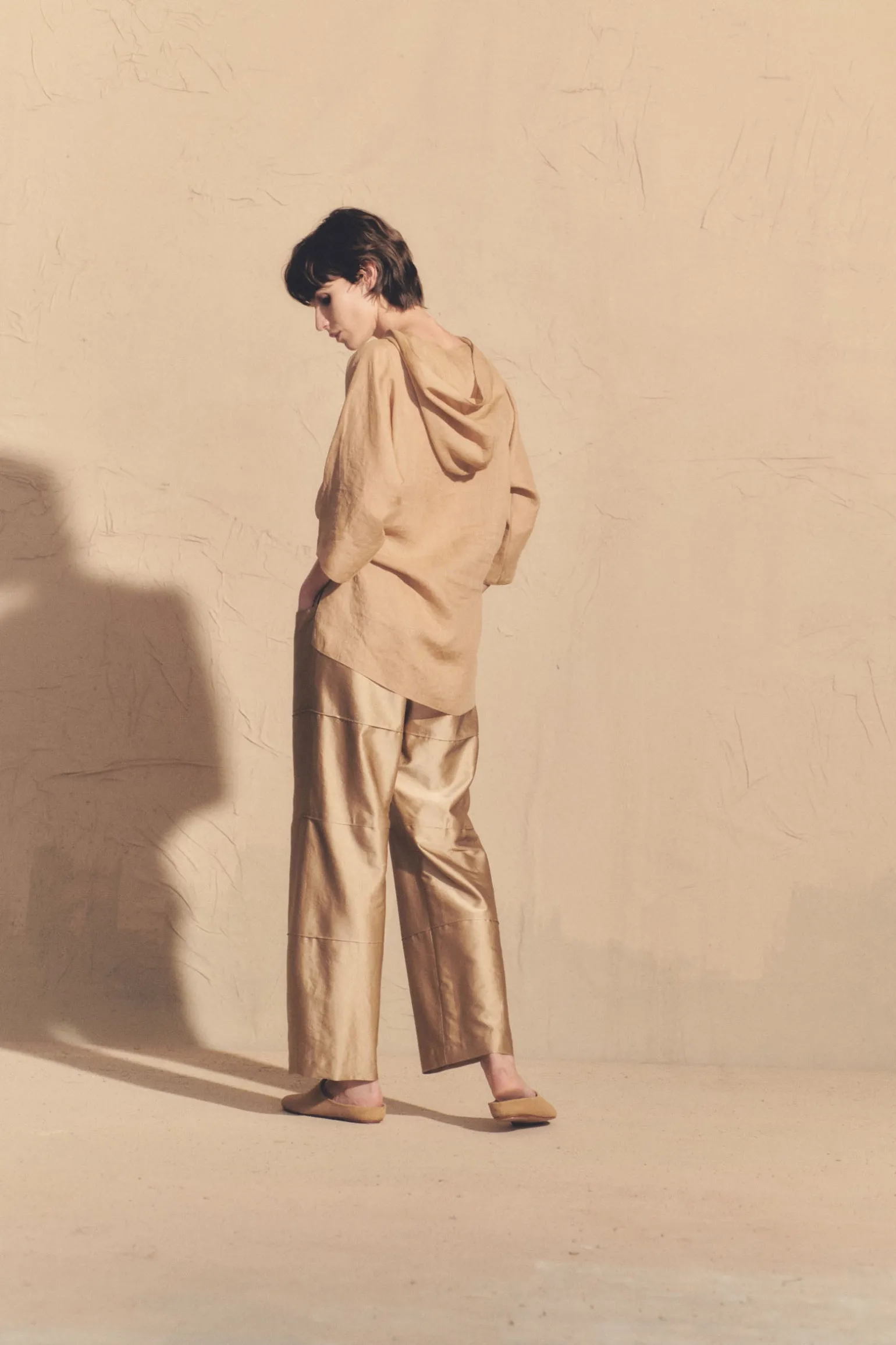 Juno, pink ramie top