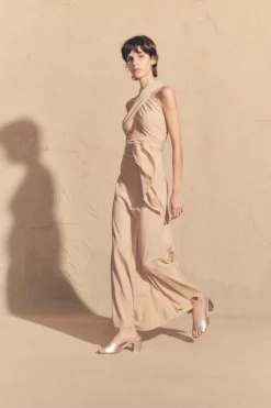 Juno, silver leather mules
