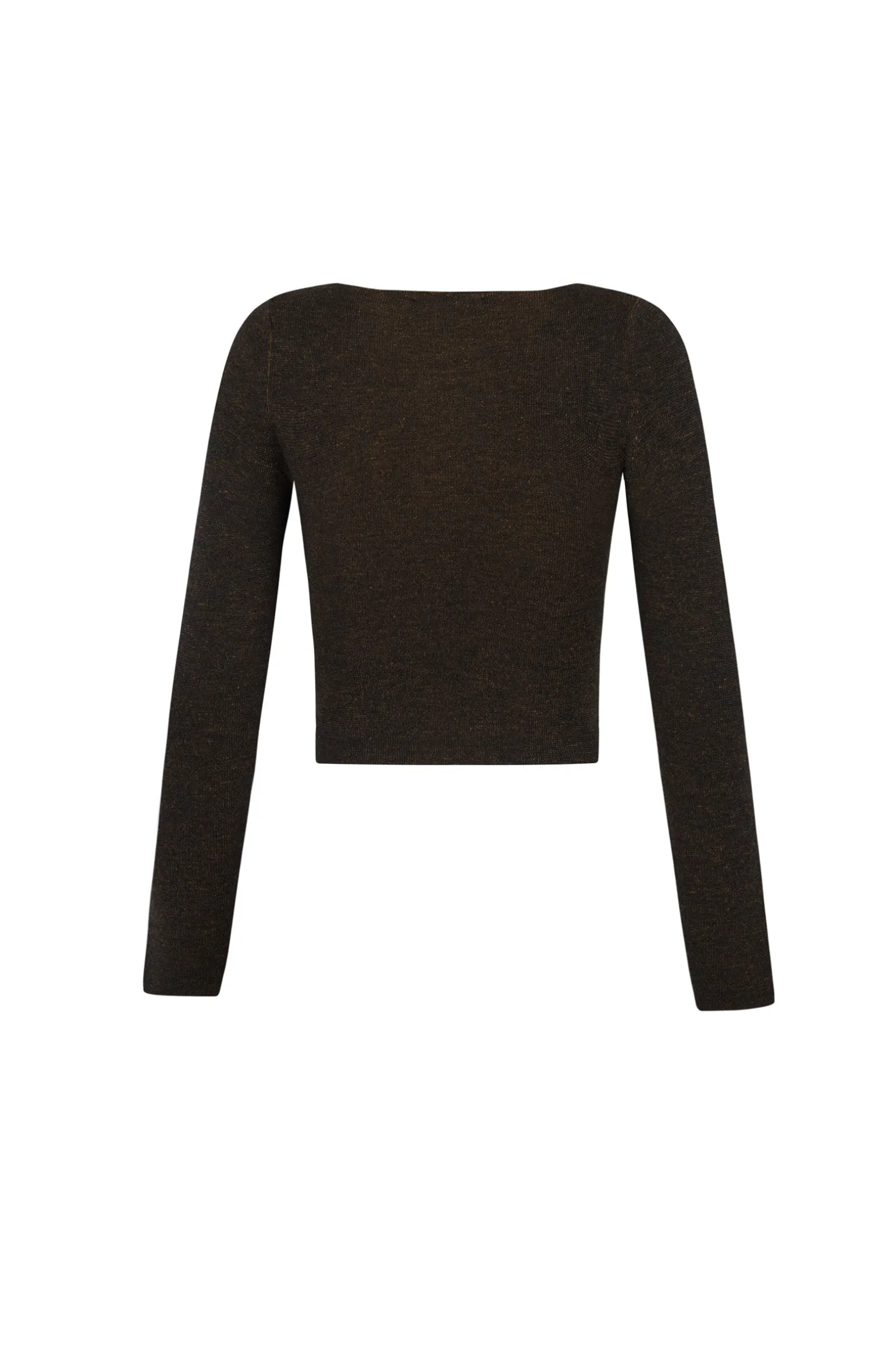 Kai, melange brown cashmere jumper