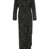 Karlie, klimt print silk dress