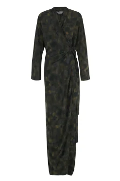 Karlie, klimt print silk dress
