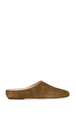 Kibal, brown suede mules