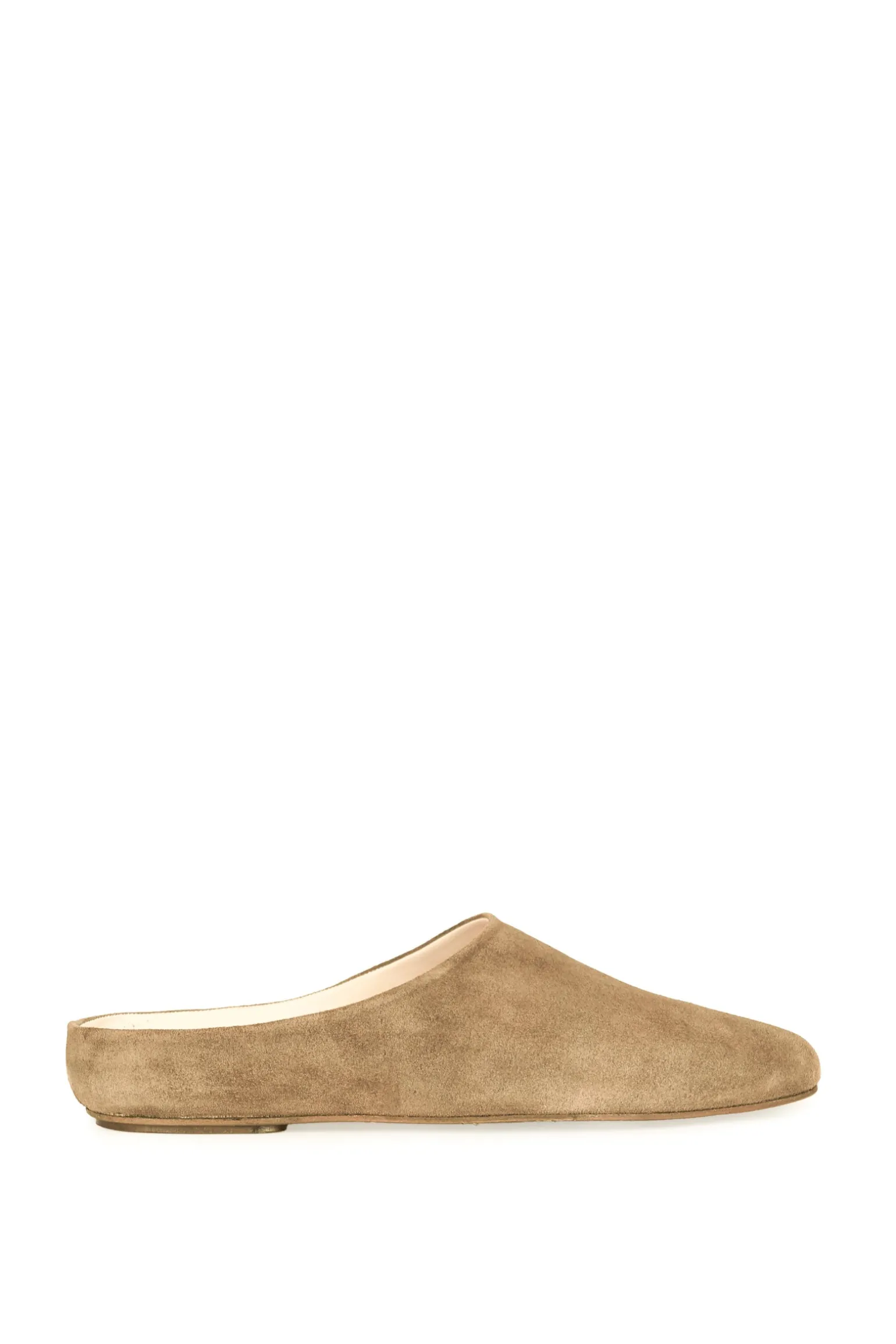 Kibal, gold beige suede mules
