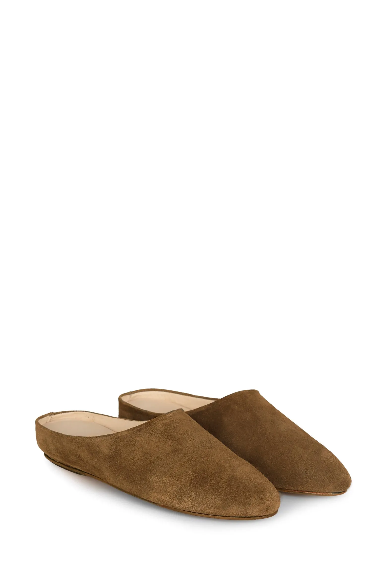 Kibal, suede men's slippers brown