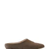 Kibal, women's mules in olive suede