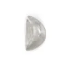 Kuu right, silver triangular earring
