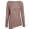 Lena, cocoa alpaca merino wool and silk jumper