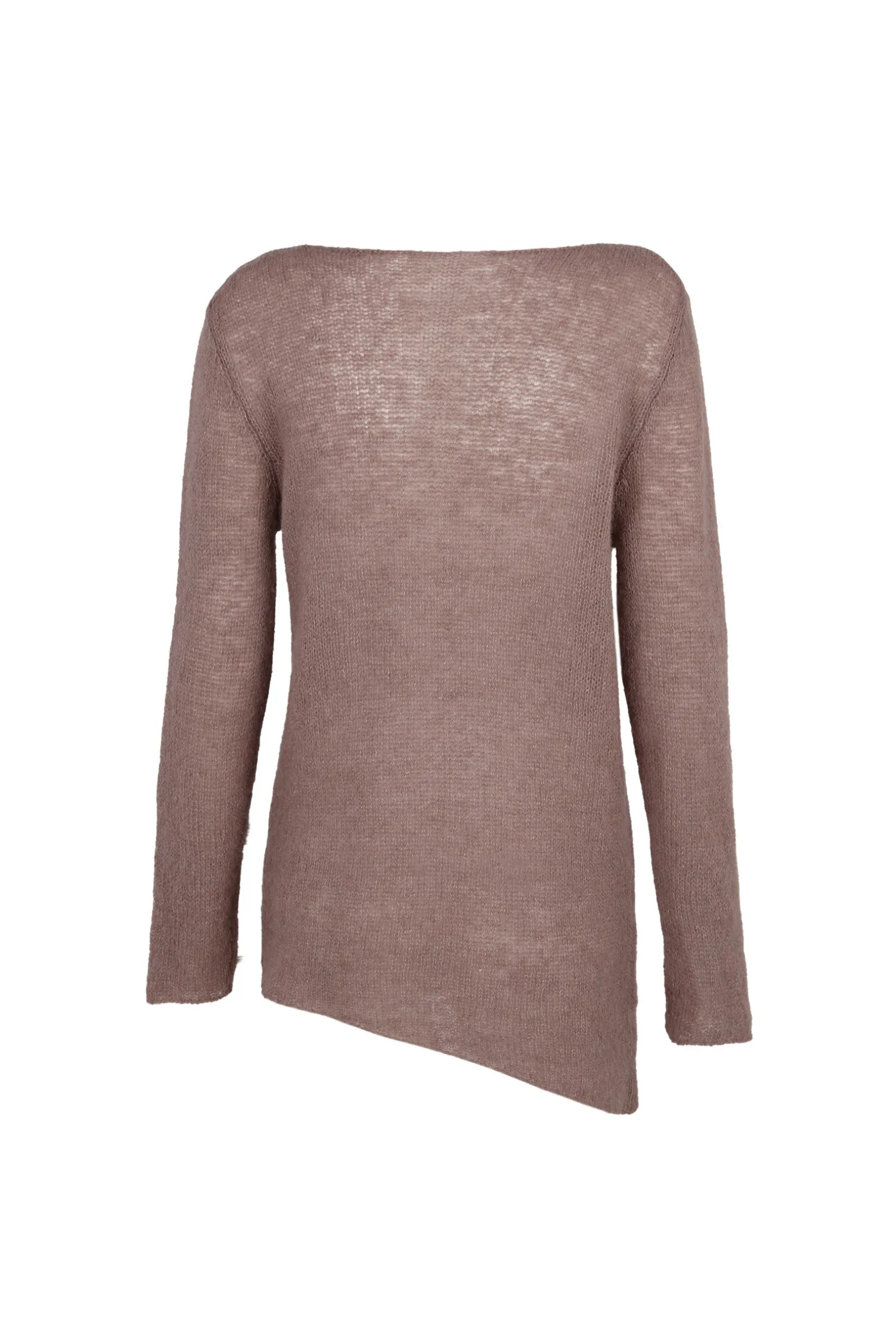 Lena, cocoa alpaca merino wool and silk jumper