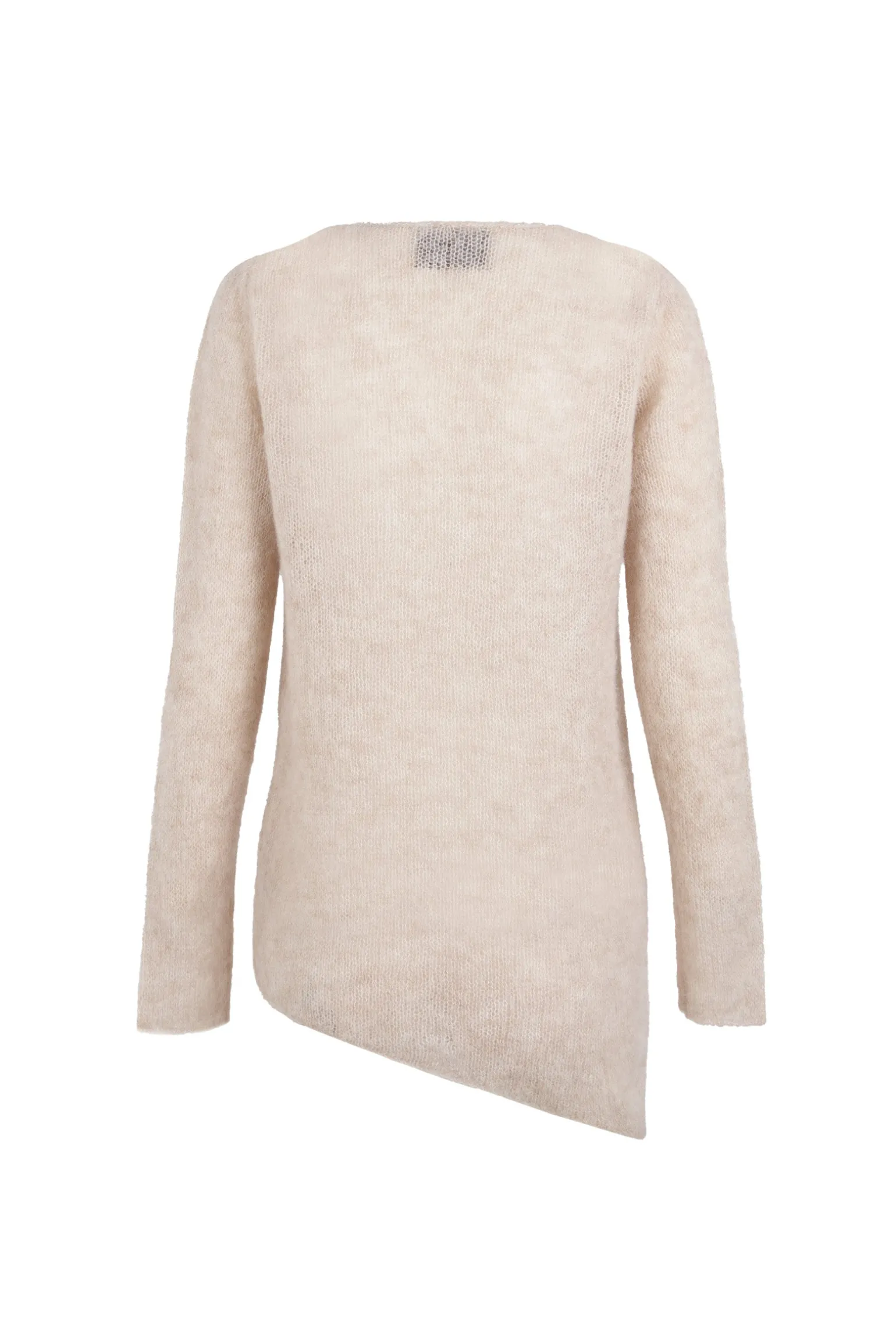 Lena, ecru alpaca, merino wool and silk jumper