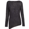 Lena, graphite alpaca, merino wool and silk jumper