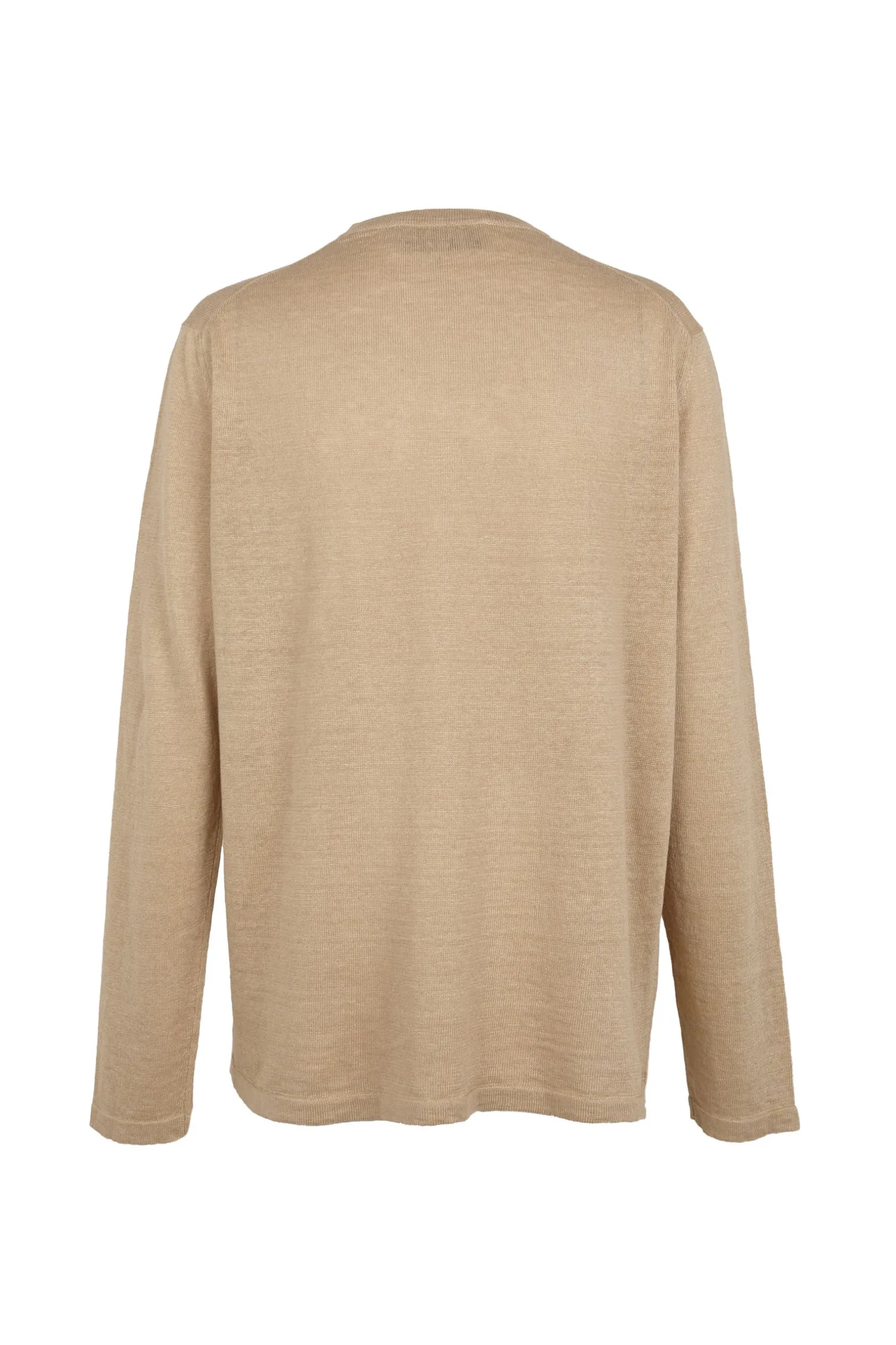 Lian, beige linen knit cardigan