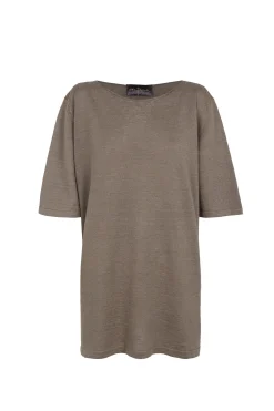 Lian, mink linen knit t-shirt