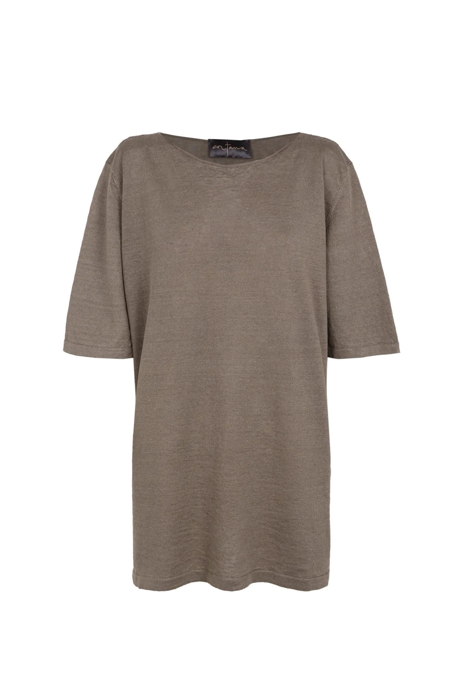 Lian, mink linen knit t-shirt