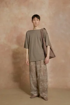 Lian, mink linen knit t-shirt