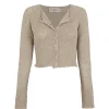 Lierre, light olive knitwear cardigan