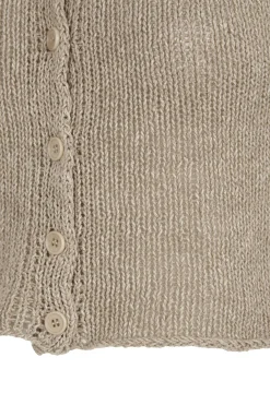 Lierre, light olive knitwear cardigan
