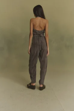 Lil, calm print silk pants