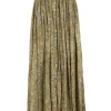 Lil, trap print ramie skirt