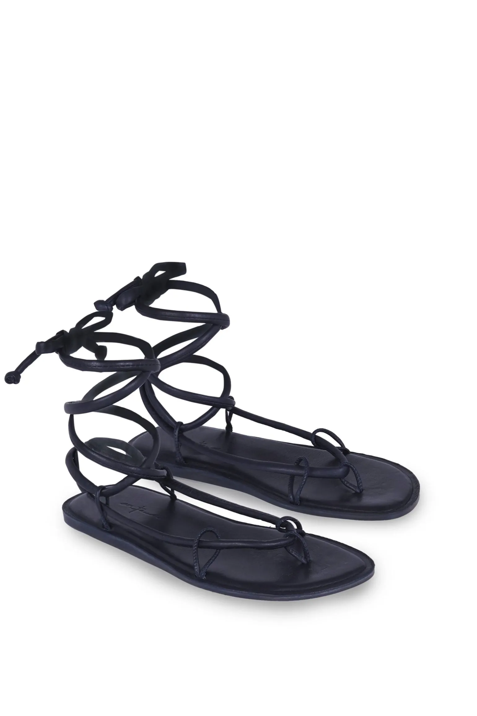 Lou, bluenero flat sandal