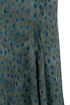 Lou, ciro print silk dress