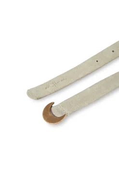 Luna, taupe suede belt