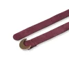 Luna, wine suede belt