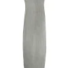 Lupe, sky blue striped linen dress
