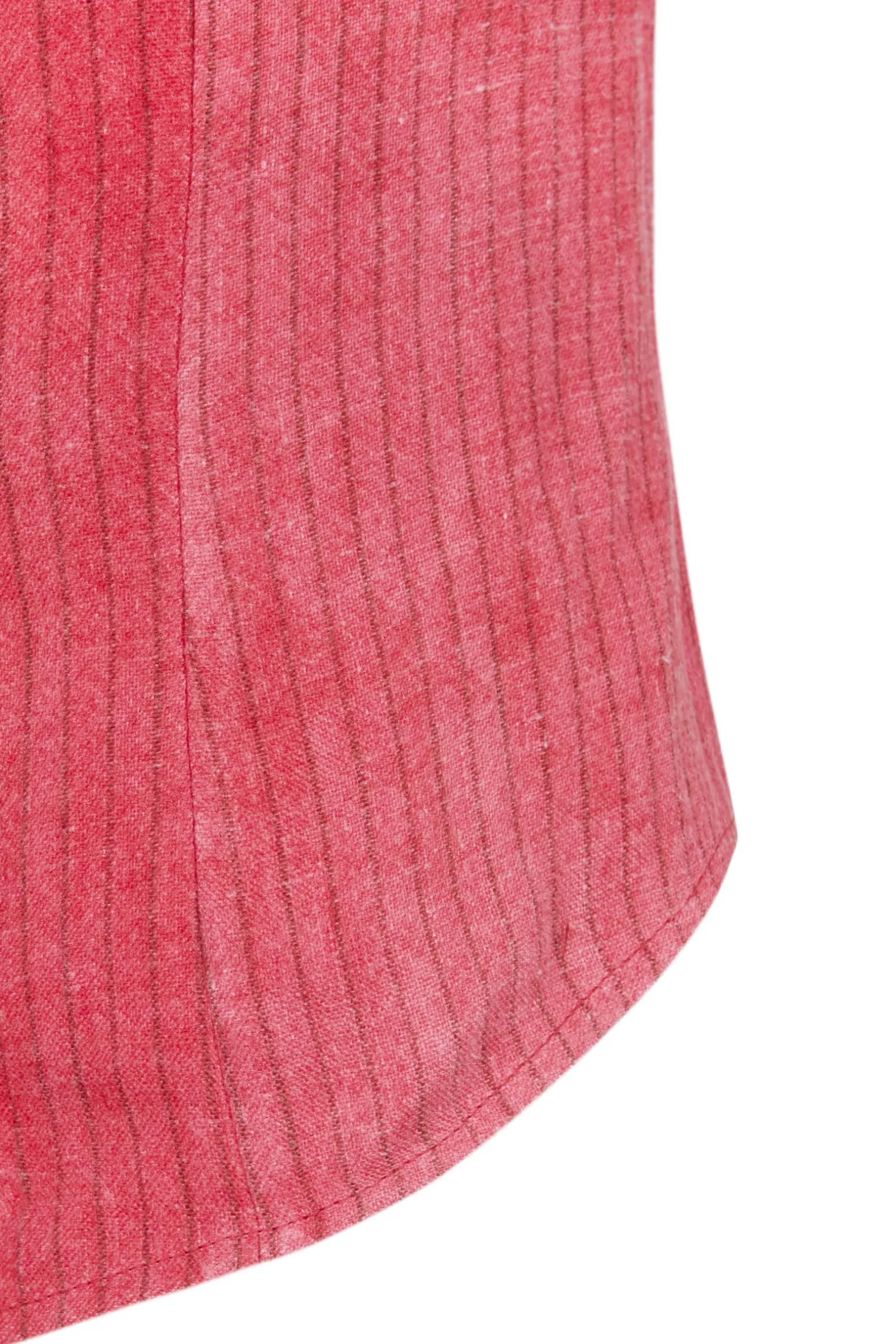 Lupe, striped maltinto linen vest
